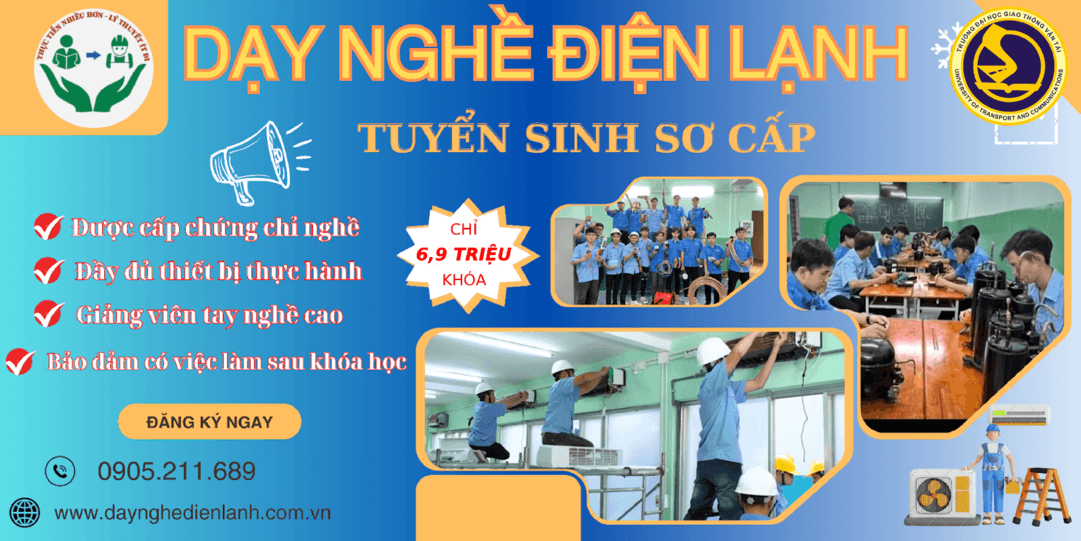 Khóa Đào Tạo Điện Lạnh Tại TP.HCM