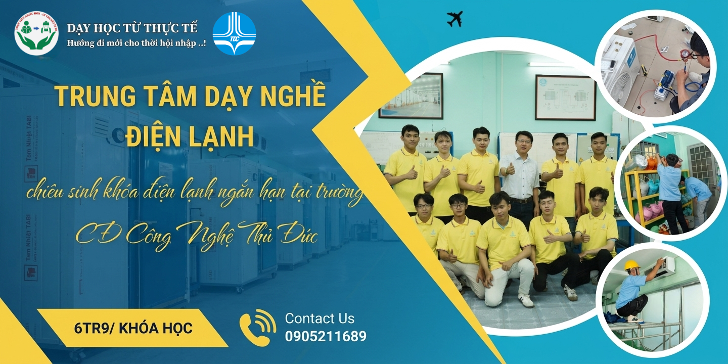 NGHỀ ĐIỆN LẠNH – CƠ HỘI VIỆC LÀM ỔN ĐỊNH, THU NHẬP CAO