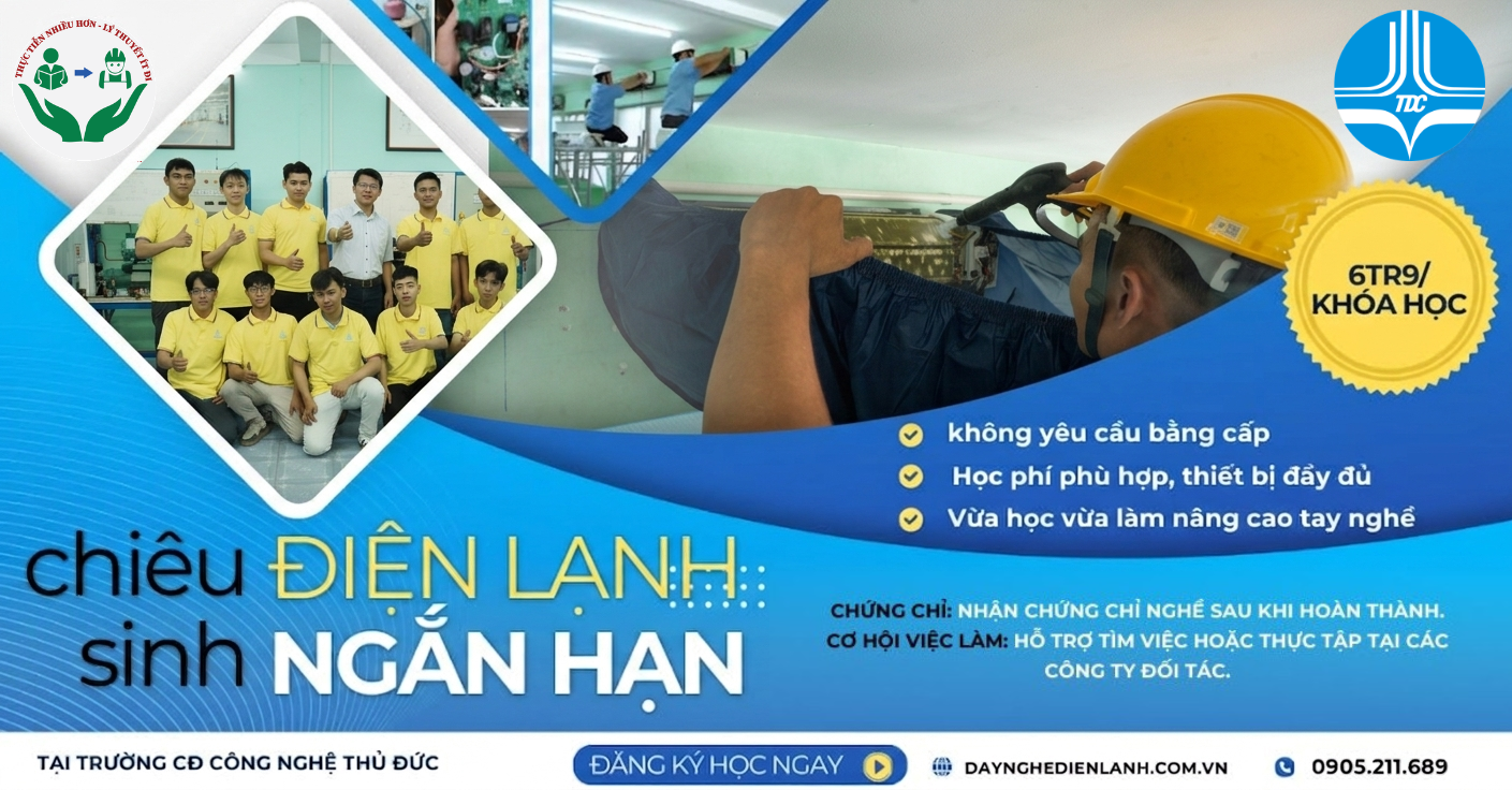 HỌC TẠI TRUNG TÂM DẠY NGHỀ ĐIỆN LẠNH RA LÀM CÔNG VIỆC GÌ?