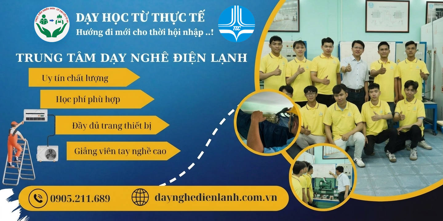 Định Hướng Ngành Điện Lạnh 2026: Lộ Trình Từ Người Mới Đến Chuyên Gia Thu Nhập Cao